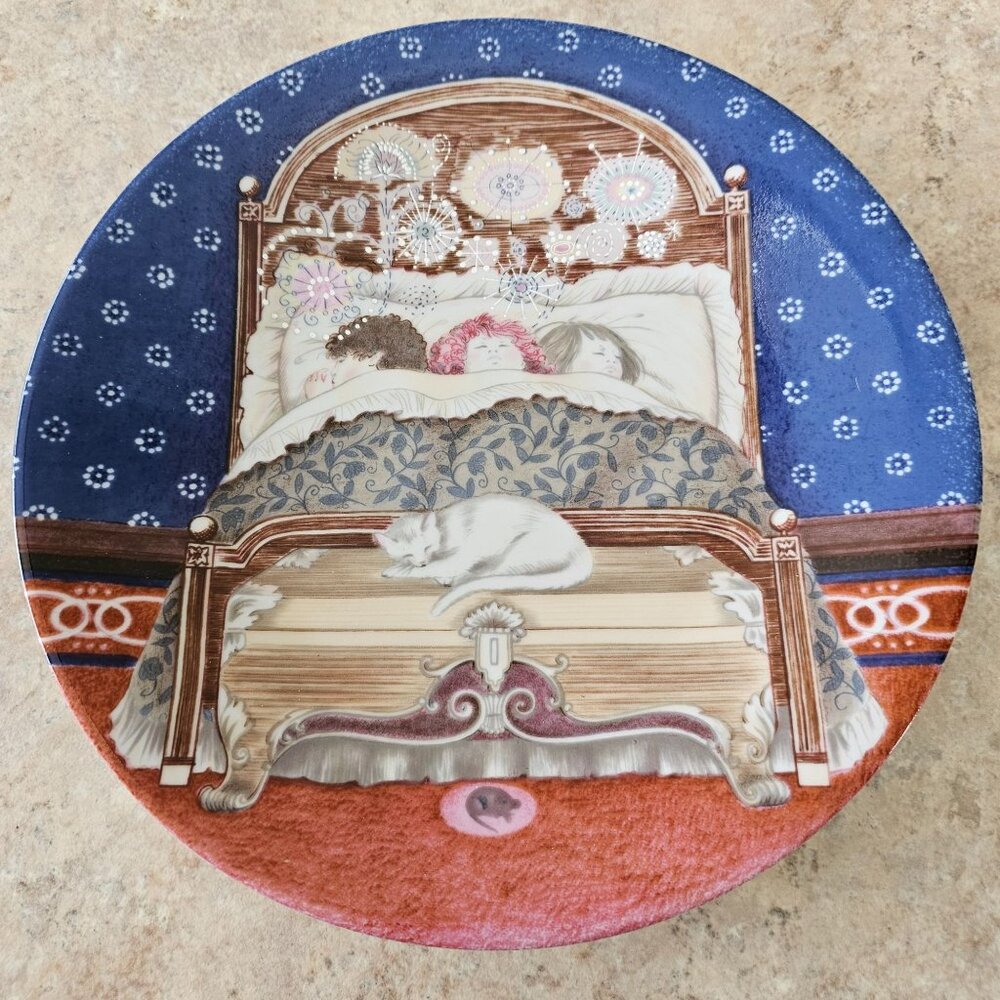 1981 Haviland Limoges Christmas Plate A Visit From Saint Nicholas 2nd in series